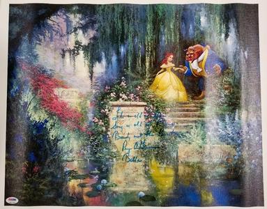 PAIGE O'HARA Signed 16x20 Canvas Photo Kinkaid 2 Beauty & the Beast PSA/DNA COA Sale Cost