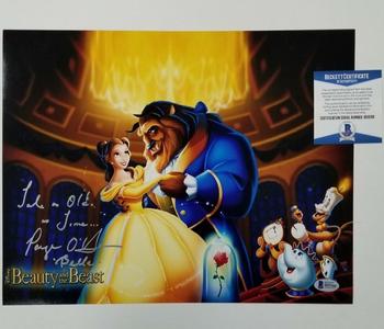 Paige O'Hara signed Beauty and the Beast 11x14 Photo w/ Inscription  BAS COA Clearance Fast Delivery