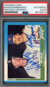 Wade Boggs Keith Hernandez PSA DNA Signed 1987 Fleer Super Star Specials Autogra Best Wholesale