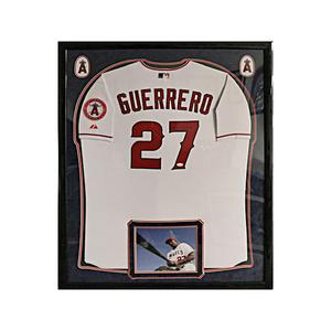 Vladimir Guerrero Los Angeles Angels Autographed Signed Framed Jersey (JSA COA) Buy Cheap Pices