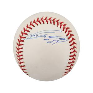 Vladimir Guerrero Los Angeles Angels Autographed Signed OML Ball (JSA) Free Shipping Genuine