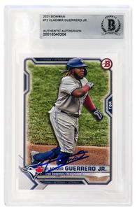 Vladimir Guerrero Jr. Signed Blue Jays 2021 Bowman Trading Card #73 - (Beckett) Discount Online Online