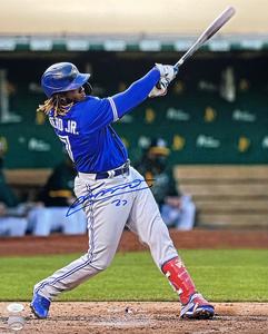 Vladimir Guerrero Jr. Signed 16x20 Toronto Blue Jays Batting Photo JSA Outlet View