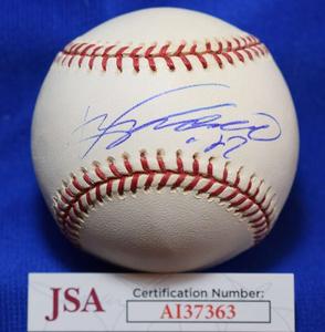 Vladimir Guerrero JSA Cert Autograph Major League OML Signed Baseball Cheap Original
