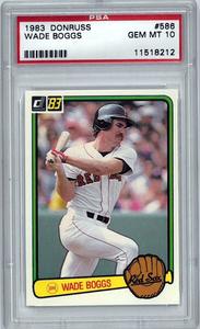 Wade Boggs 1983 Donruss Rookie Card (RC) #586- PSA Graded 10 Gem Mint Outlet Explore