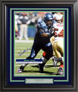 WALTER JONES AUTOGRAPHED FRAMED 16X20 PHOTO SEATTLE SEAHAWKS MCS HOLO 200381 Sale Hot Sale