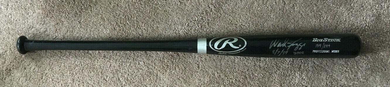 Wade Boggs signed Big Stick Baseball Bat INS 8/7/99 3000 Hits Autograph COA /299 Clearance Official Site