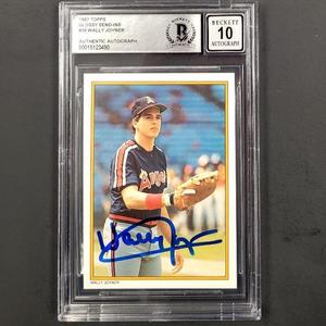 Wally Joyner autograph signed 1987 Topps #39 Card BAS BGS 10 auto Huge Surprise Cheap Online