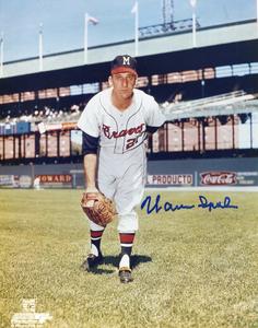 Warren Spahn Autographed 8x10 Photo Discount 2025 Newest