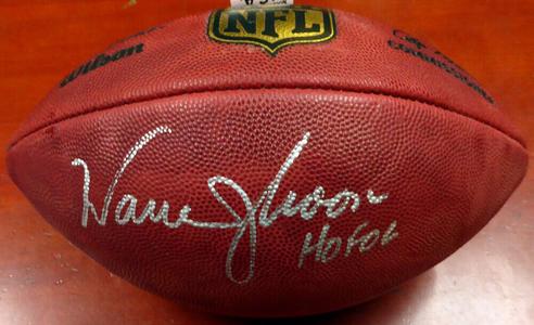 WARREN MOON AUTOGRAPHED NFL LEATHER FOOTBALL SEAHAWKS "HOF 06" MCS HOLO 112494 Buy Sale Online
