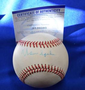 Warren Spahn PSA DNA Coa Autograph National League ONL Signed Baseball 1 Discount Cheapest Pice