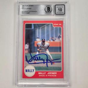 Wally Joyner autograph signed 1986 Star Red RC rookie Angels BAS BGS 10 grade Outlet Low Pice Fee Shipping
