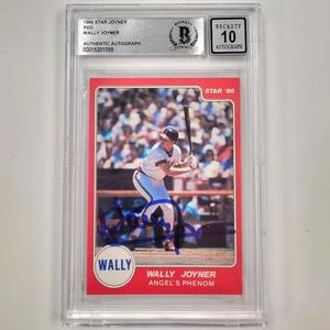Wally Joyner autograph signed 1986 Star Red RC rookie Angels BAS BGS 10 grade Cheap Sale Many Kinds Of