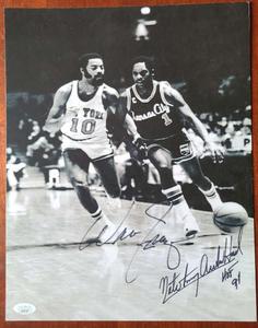 Walt Frazier Nate Archibald JSA Coa Signed 11x14 Photograph Autograph Cheap Sale 2025 New