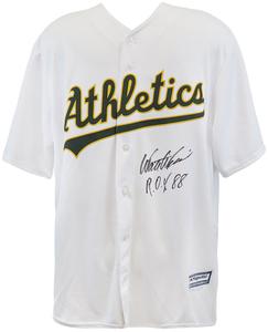 Walt Weiss Signed Oakland A's White Maj Rep Baseball Jersey w/88 ROY - (SS COA) Sale Online Online