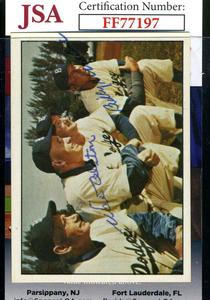 Walter Alston Billy Herman JSA Cert Signed 1979 TCMA Autograph Outlet 2025