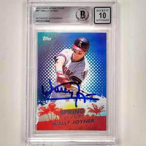 Wally Joyner signed 2013 Topps Series 1 Spring Fever BAS BGS 10 autograph grade Free Shipping Cheap