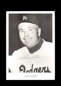 Walt Alston JSA Coa Signed  Original 5x7 Team issued  Photo Autograph Dodgers Free Shipping Buy