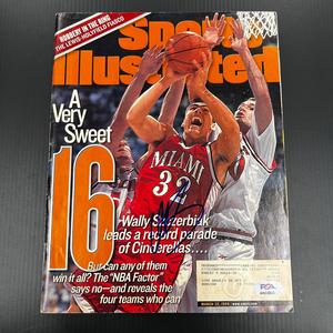 Wally Szczerbiak signed Sports Illustrated PSA/DNA Miami Autographed Footlocker Finishline Cheap Pice