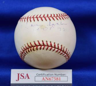 Warren Spahn HOF JSA Cert Signed Major League OML Autograph Baseball Cheapest Pice Sale Online