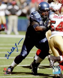 WALTER JONES AUTOGRAPHED 8X10 PHOTO SEATTLE SEAHAWKS MCS HOLO STOCK #203437 Discount Fashion Style