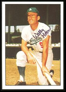 Wally Moon Los Angeles Dodgers Signed 1981 "The 1960's" TCMA Card (JSA COA) Perfect