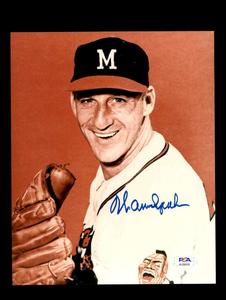 Warren Spahn PSA DNA Coa Signed 8x10 Photo Autograph Get To Buy Cheap Online