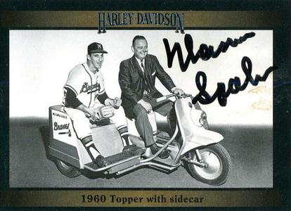 Warren Spahn Autographed 1992 Card Cheap Sale Big Discount
