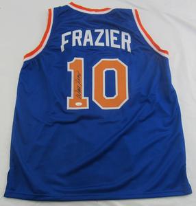 Walt Frazier Signed Replica Knicks Jersey JSA Witness COA Huge Surprise
