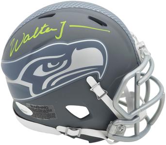 WALTER JONES AUTOGRAPHED SIGNED SEAHAWKS SLATE GRAY SPEED MINI HELMET JSA 234548 Cheap Sale How Much