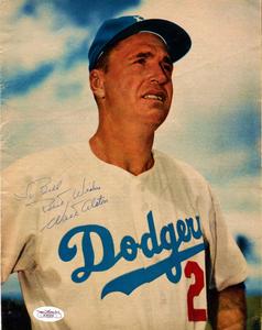 Walter Alston Autographed JSA Certified Magazine Page Discount Collections