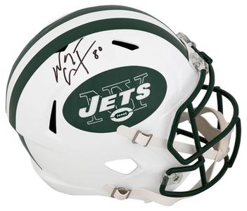 Wayne Chrebet Signed Jets T/B White Riddell Full Size Speed Rep Helmet -(SS COA) Outlet New Styles