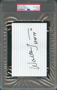 Walter Jones Signed Cut PSA/DNA Slabbed Autographed Seahawks Free Shipping Online