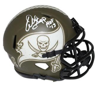 Warren Sapp Signed Tampa Bay Buccaneers Mini Helmet Salute Beckett 40820 Cheap New Arrival