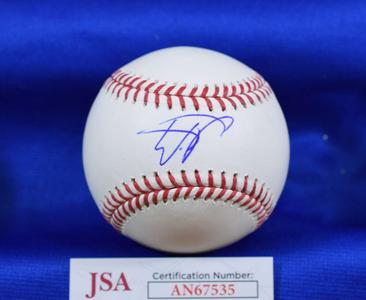 Wander Franco JSA Cert Signed Major League OML Autograph Baseball Clearance Get Authentic