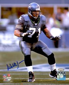WALTER JONES AUTOGRAPHED 8X10 PHOTO SEATTLE SEAHAWKS MCS HOLO STOCK #203436 High Quality Buy Online