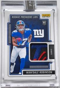 WAN'DALE ROBINSON PANINI INSTANT ROOKIE PREMIERE LIDS HAT PATCH RELIC CARD RPL15 2025 Sale Online
