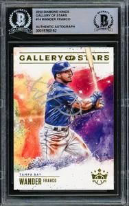 Wander Franco Autographed 2022 Panini Diamond Kings RC (Light) Beckett Sale Explore