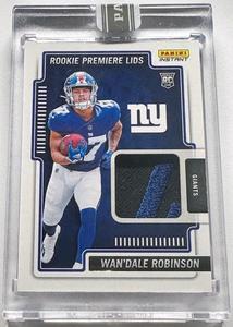 WAN'DALE ROBINSON ROOKIE PREMIERE LIDS NY GIANTS PANINI INSTANT RELIC CARD RPL15 Pices Cheap Pice