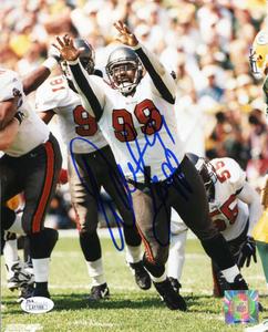 Warren Sapp Autographed 8x10 Photo (JSA) Release Dates Authentic