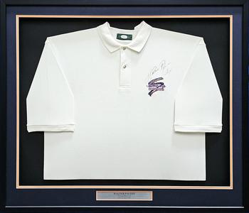 Walter Payton Autographed Framed Sweetness White Polo Bears JSA Discount Low Cost
