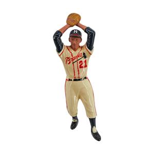 Warren Spahn Atlanta Braves 1958-1963 Vintage Hartland Original Figure Footlocker Finishline For Sale