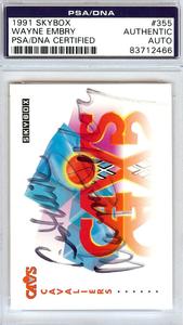 Wayne Embry Autographed Signed 1991 Skybox Card #355 Cavaliers PSA/DNA #83712466 Ebay