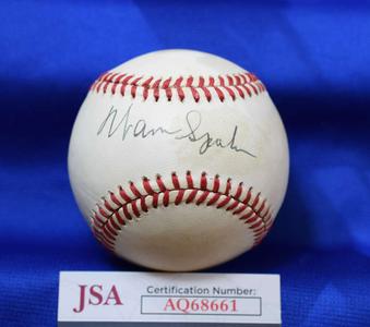 Warren Spahn JSA Cert Autograph National League ONL Signed Baseball 3 Sale Official