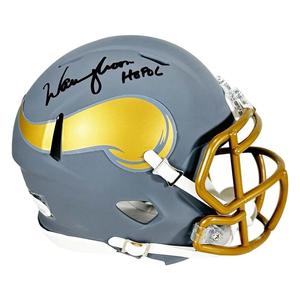 Warren Moon Signed HOF 06 Inscription Minnesota Vikings Slate Alternate Speed Mi Outlet Footlocker Finishline
