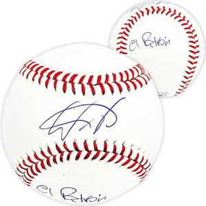 WANDER FRANCO AUTOGRAPHED MLB BASEBALL TAMPA BAY RAYS "EL PATRON" JSA 215877 Looking For