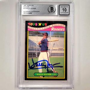 Wally Joyner signed 1987 Toys R Us RC rookie BAS BGS 10 autograph grade 2025 Online