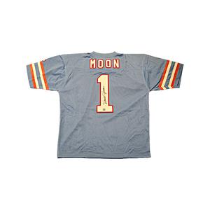 Warren Moon Houston Oilers Autographed Pro Style Blue Jersey (Schwartz Sports Holo) Deals Cheap Pice