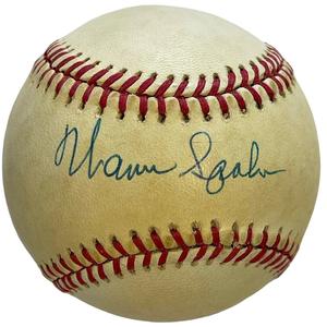 Warren Spahn Autographed Official National League Baseball (JSA) Enjoy Online