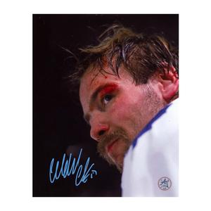 Wendel Clark Signed Toronto Maple Leafs Bloody Warrior 8x10 Photo Sale Outlet